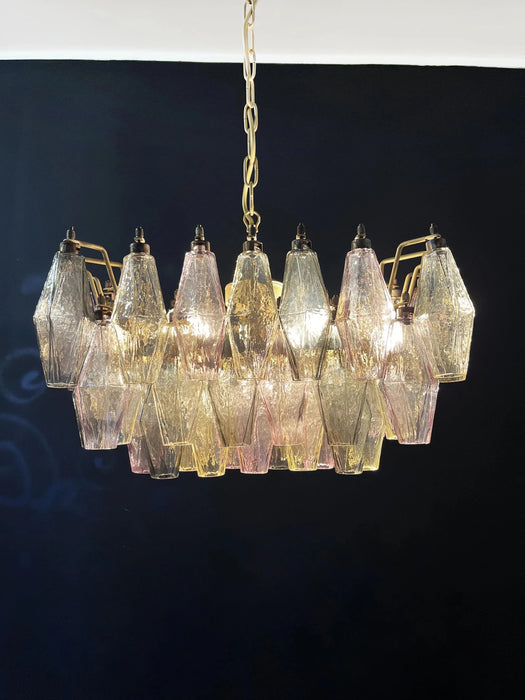 Poliedri Murano Colorful Chandelier-DWHOME