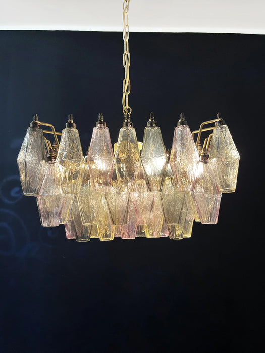 Poliedri Murano Colorful Chandelier-DWHOME