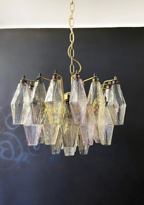Poliedri Murano Colorful Chandelier-DWHOME