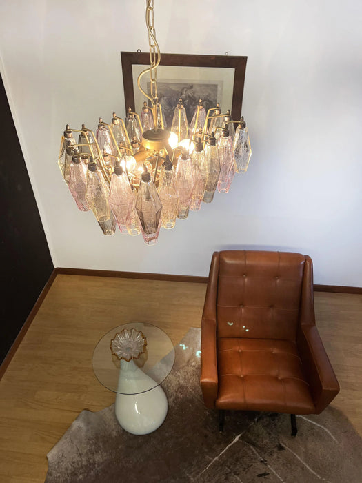 Poliedri Murano Colorful Chandelier-DWHOME
