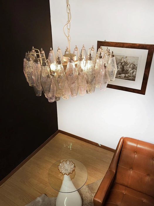 Poliedri Murano Colorful Chandelier-DWHOME
