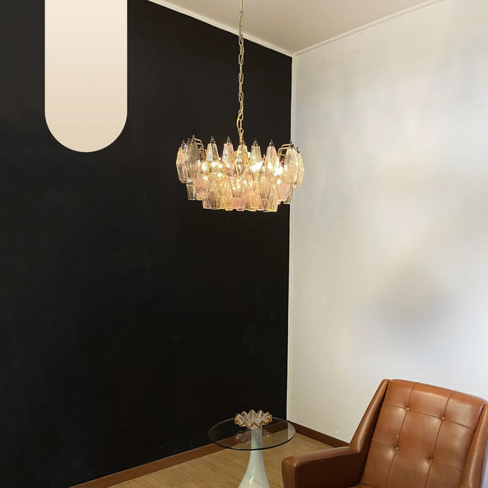 Poliedri Murano Colorful Chandelier-DWHOME