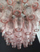 Poliedri Murano Pink Chandelier-DWHOME