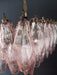 Poliedri Murano Pink Chandelier-DWHOME
