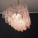 Poliedri Murano Pink Chandelier-DWHOME
