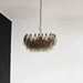 Poliedri Murano Smoked Chandelier-DWHOME