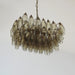 Poliedri Murano Smoked Chandelier-DWHOME