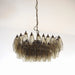 Poliedri Murano Smoked Chandelier-DWHOME