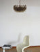 Poliedri Murano Smoked Chandelier-DWHOME