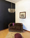 Poliedri Murano Transparent Smoked Chandelier-DWHOME