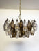 Poliedri Murano Transparent Smoked Chandelier-DWHOME