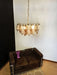 Poliedri Murano Transparent Smoked Chandelier-DWHOME