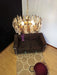 Poliedri Murano Transparent Smoked Chandelier-DWHOME