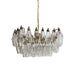 Poliedri Murano Trasparent Chandelier-DWHOME