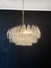 Poliedri Murano Trasparent Chandelier-DWHOME