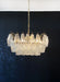 Poliedri Murano Trasparent Chandelier-DWHOME