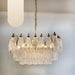 Poliedri Murano Trasparent Chandelier-DWHOME