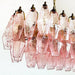 Elegant Pink Murano Poliedri Chandelier-DWHOME
