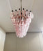 Elegant Pink Murano Poliedri Chandelier-DWHOME