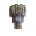 Elegant Smoke Murano Glass Tube Chandelier-DWHOME