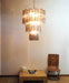 Elegant Smoke Murano Glass Tube Chandelier-DWHOME