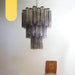 Elegant Smoke Murano Glass Tube Chandelier-DWHOME