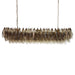 Elegant Smoked Murano Poliedri Chandelier-DWHOME