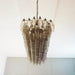 Elegant Smoked Murano Poliedri Chandelier-DWHOME