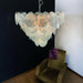 Elegant Blue Murano Disc Chandelier-DWHOME