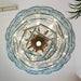 Elegant Blue Murano Disc Chandelier-DWHOME