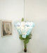 Elegant Blue Murano Disc Chandelier-DWHOME