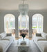 Elegant Transparent Murano Glass Tube Chandelier-DWHOME