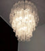 Elegant Transparent Murano Glass Tube Chandelier-DWHOME