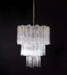 Elegant Transparent Murano Glass Tube Chandelier-DWHOME