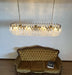 Elegant Transparent Murano Poliedri Chandelier-DWHOME