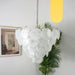 Elegant White Murano Disc Chandelier-DWHOME