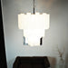 Elegant White Murano Glass Tube Chandelier-DWHOME