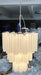 Elegant White Murano Glass Tube Chandelier-DWHOME