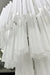 Elegant White Murano Glass Tube Chandelier-DWHOME