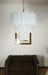Elegant White Murano Glass Tube Chandelier-DWHOME