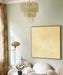 Elegant Yellow Murano Glass Tube Chandelier-DWHOME