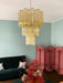 Elegant Yellow Murano Glass Tube Chandelier-DWHOME