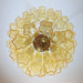 Elegant Yellow Murano Glass Tube Chandelier-DWHOME