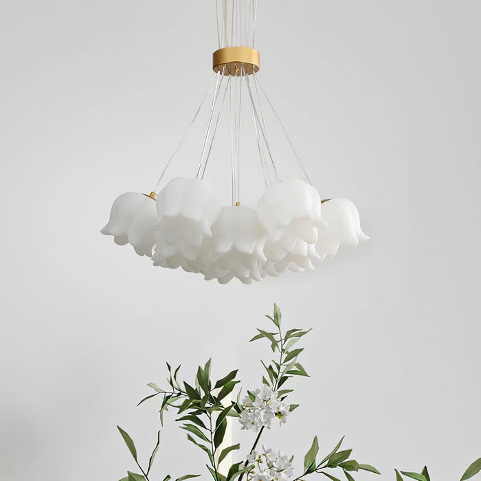 Elegant Floral Pendant Light-DWHOME