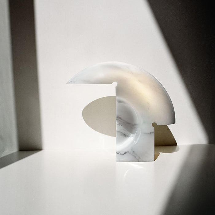 Elios Marble Table Lamp-DWHOME