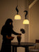 Elowen Twisted Wood Pendant Light-DWHOME