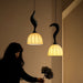 Elowen Twisted Wood Pendant Light-DWHOME