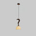 Elowen Twisted Wood Pendant Light-DWHOME