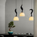 Elowen Twisted Wood Pendant Light-DWHOME
