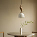 Elowen Twisted Wood Pendant Light-DWHOME